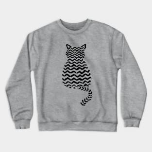 black cat Crewneck Sweatshirt